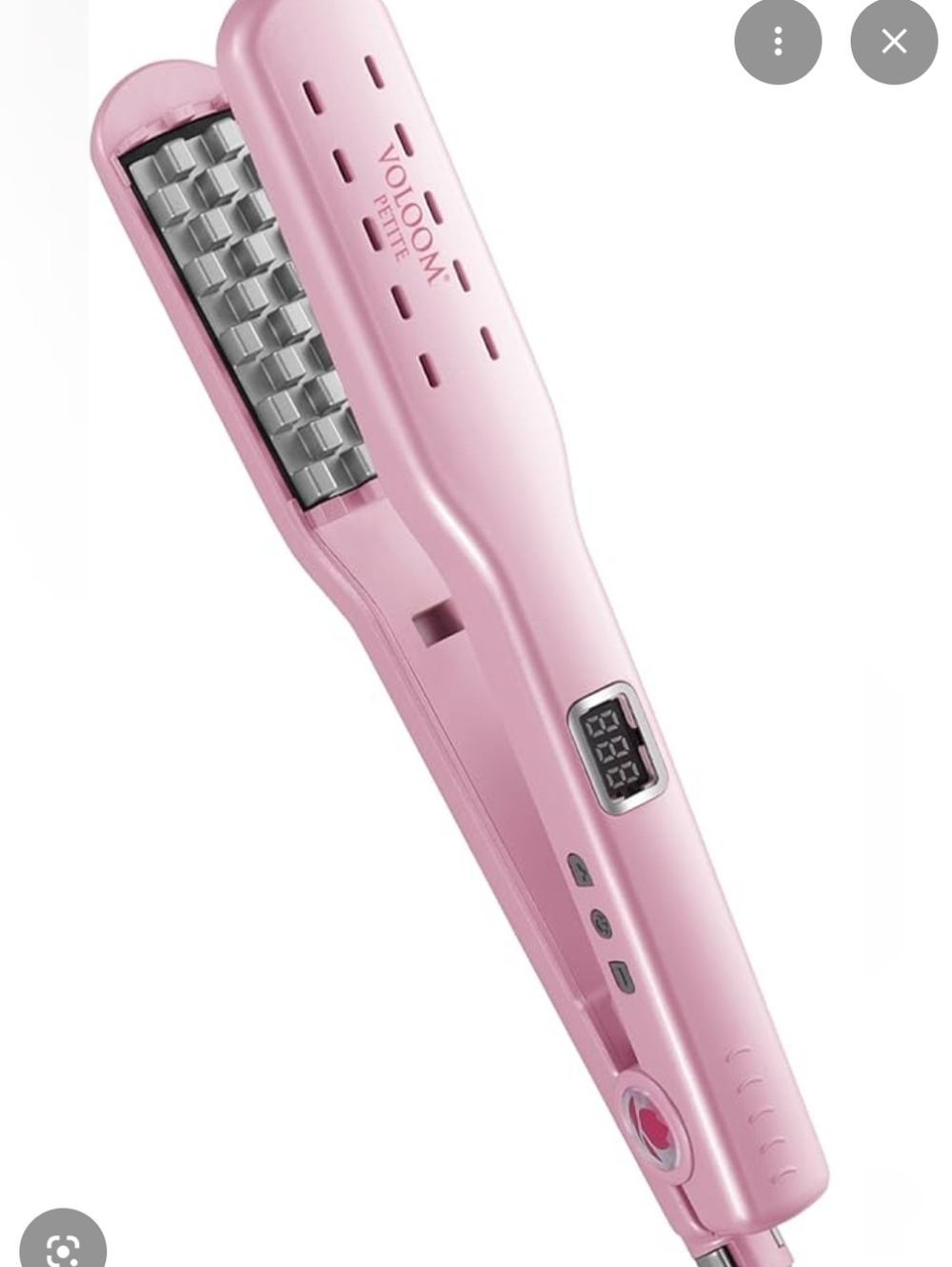 Voloom Pink Volumizing Ceramic Hair Iron - Picture 3 of 13